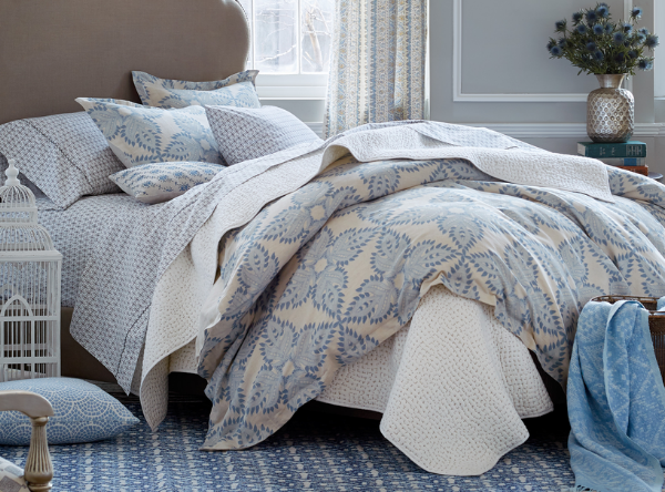 Beautiful Duvet Set on Luxury Bed