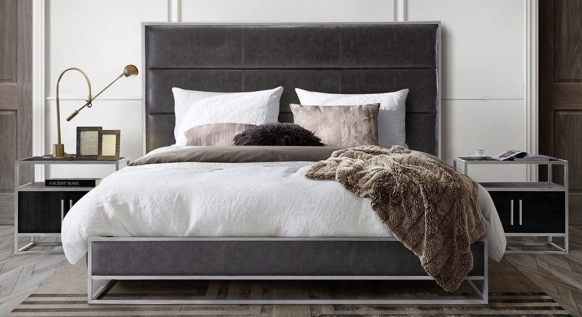 Empire Silver and Gray Bed